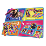 K3 spel - 4 in 1 spel - memo, domino, puzzel en lotto - afbeelding 2