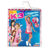 K3 verkleedkleding - verkleedjurk de 3 biggetjes - 3 5 jaar - maat 116