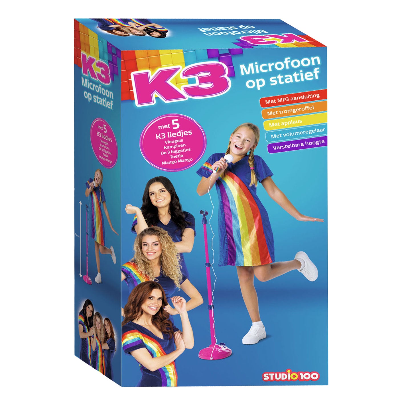 Studio 100 k3 microfoon op statief