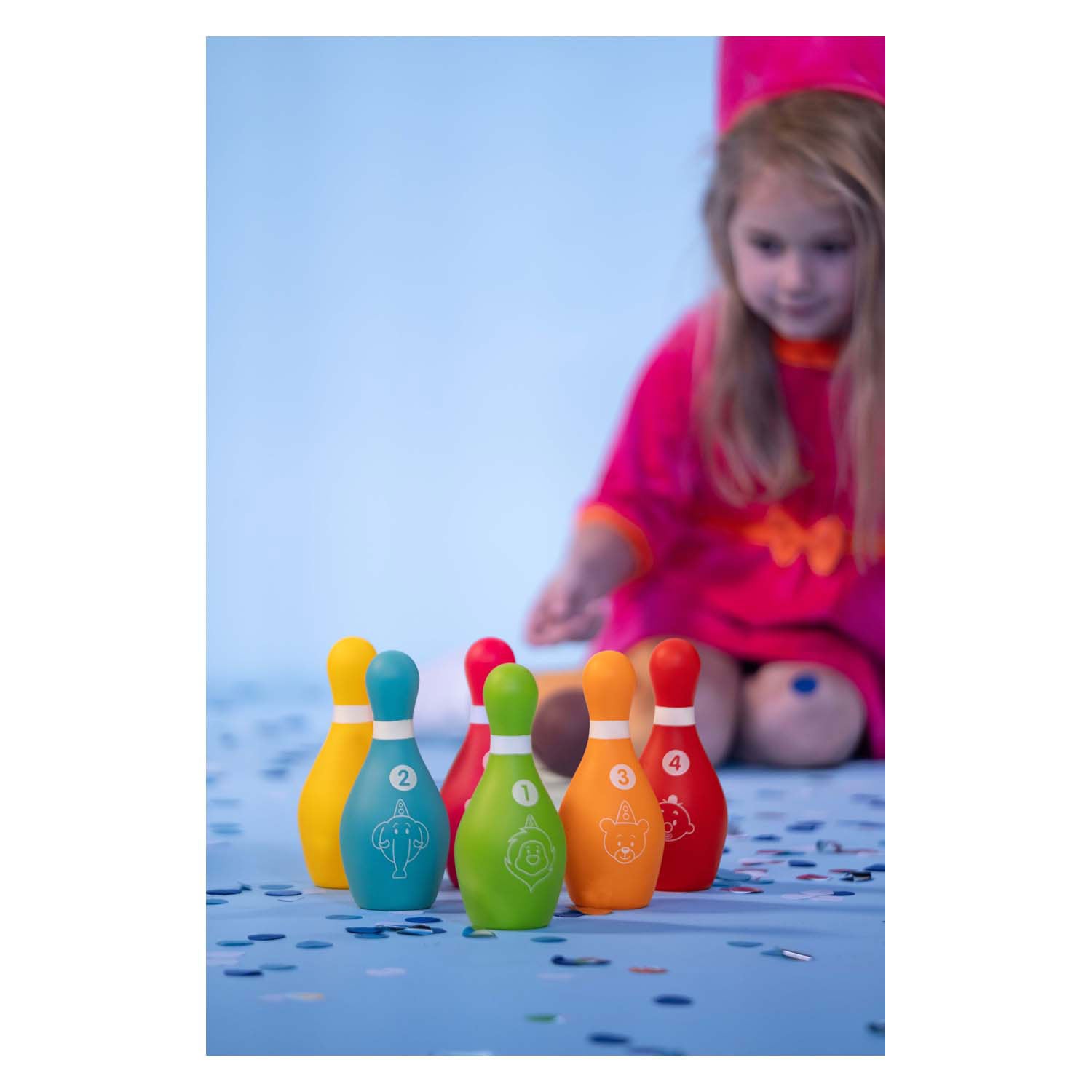 Bumba kegelspel - bowling set - 6 kegels