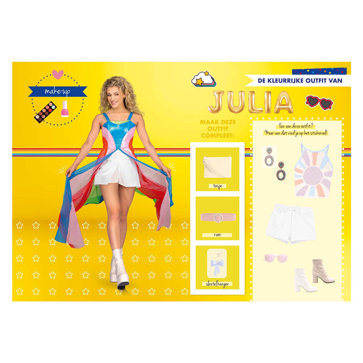 K3 stickerboek - outfit stickerboek - met meer dan 70 stickers