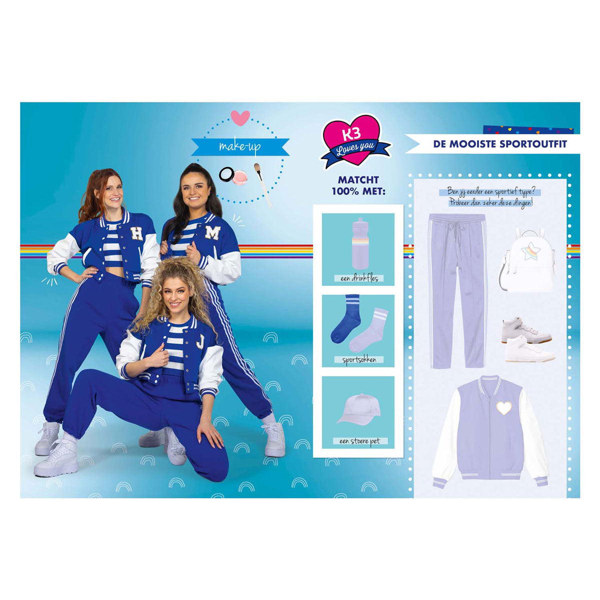 K3 stickerboek - outfit stickerboek - met meer dan 70 stickers