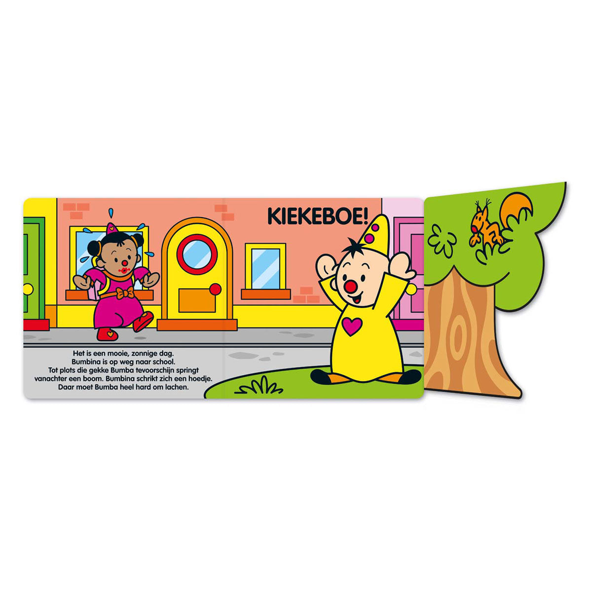 Studio 100 bumba kartonboek - kiekeboe, bumba!