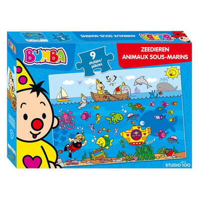 Studio 100 bumba puzzel zeedieren, 9st.