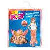 K3 zeemeerminstaart en tiara maat 140, 7-10 jaar