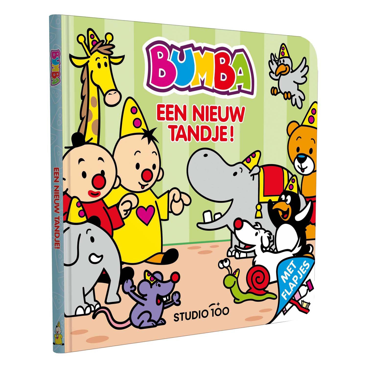 Studio 100 bumba kartonboek met flapjes - nieuw tandje