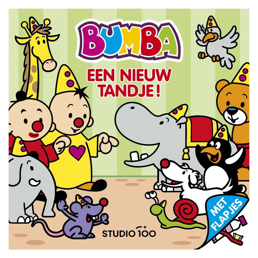 Studio 100 bumba kartonboek met flapjes - nieuw tandje