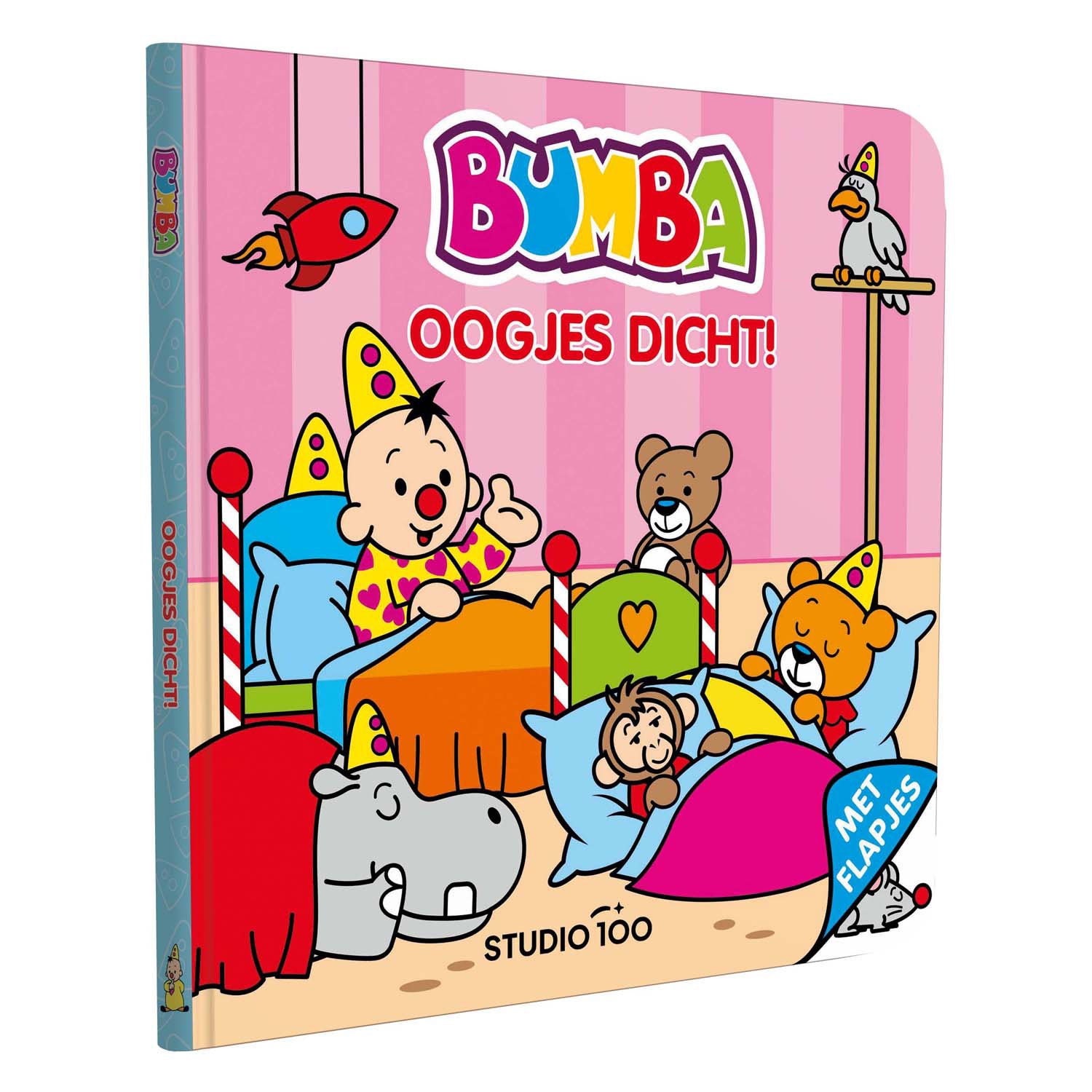 Studio 100 bumba kartonboek met flapjes - oogjes dicht