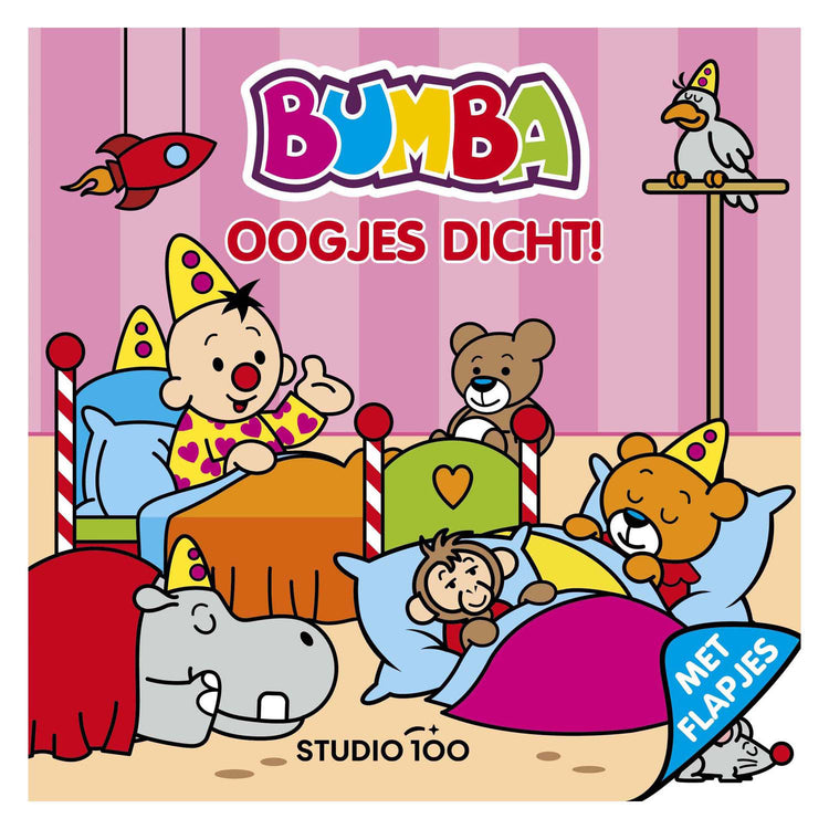 Studio 100 bumba kartonboek met flapjes - oogjes dicht
