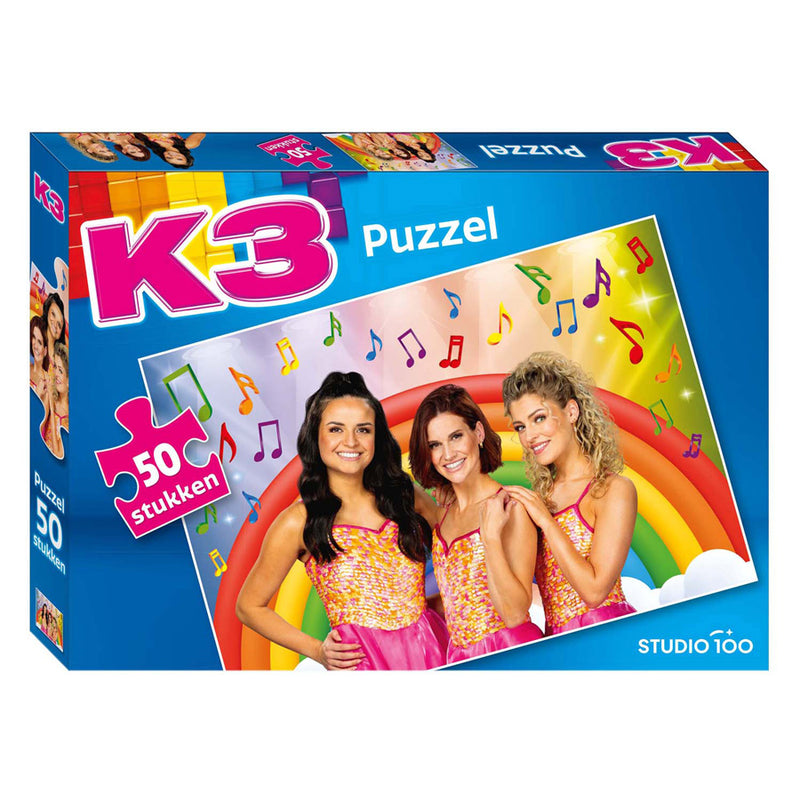 Studio 100 k3 puzzel - zeemeerminjurk, 50st.