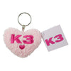 K3 sleutelhanger pluche hart