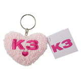 K3 sleutelhanger pluche hart - afbeelding 2