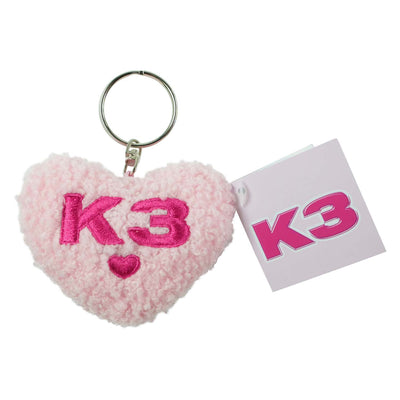 K3 sleutelhanger pluche hart