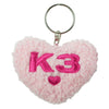 Studio 100 k3 sleutelhanger pluche hart