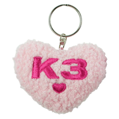 K3 sleutelhanger pluche hart