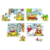 Studio 100 bumba 4 in 1 puzzel - seizoenen - afbeelding 1