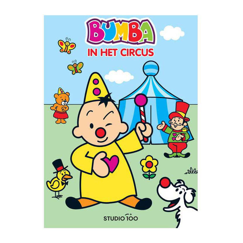 Studio 100 bumba kartonboek a4 - in het circus