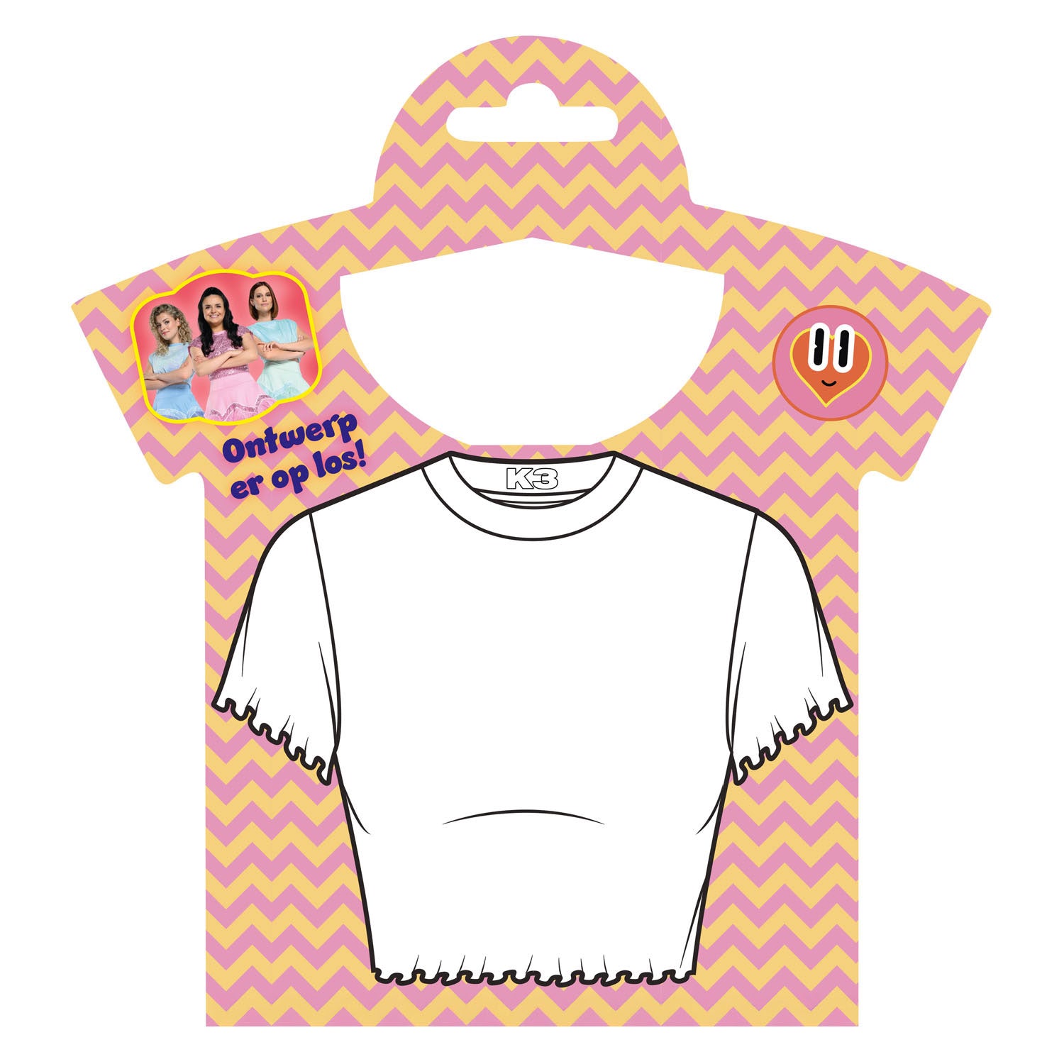 Studio 100 k3 doeboek - t-shirt designer