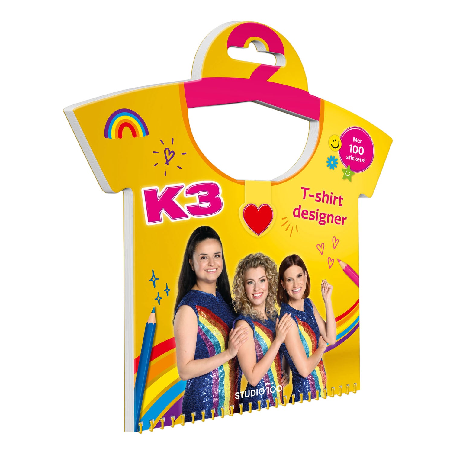 Studio 100 k3 doeboek - t-shirt designer