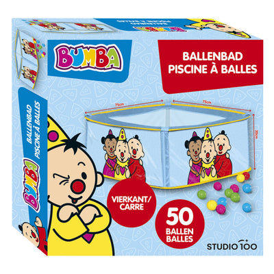 Studio 100 bumba ballenbad + 50 ballen - vierkant