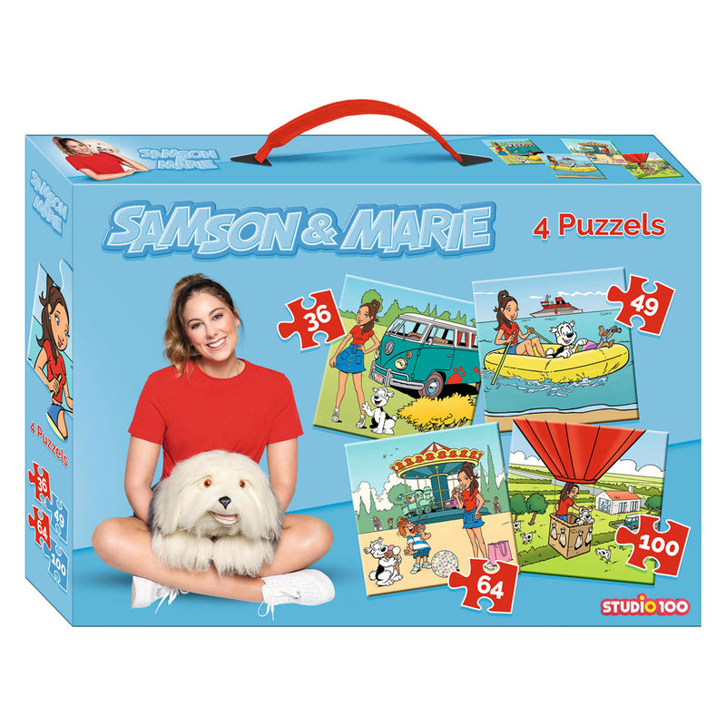 Studio 100 samson marie puzzel - 4 in 1