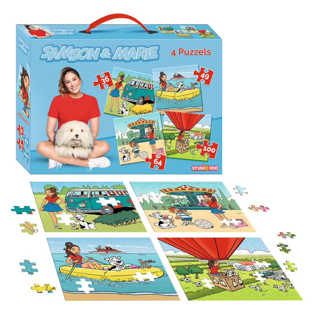 Studio 100 samson marie puzzel - 4 in 1