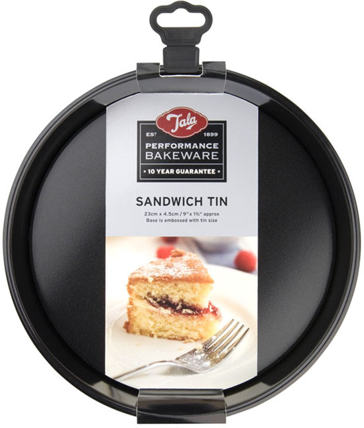 Tala performance - taartvorm - 23 cm - losse bodem - antiaanbaklaag - ovenbestendig - pfas-vrij