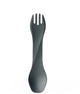 Human gear - gobites bio - herbruikbaar - bestek - spork - dark gray - campingbestek