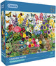 Gibsons - tuinfeestje ( garden party ) - barbara anderson - 1000 stukjes - 68×49cm - legpuzzel voor volwassenen