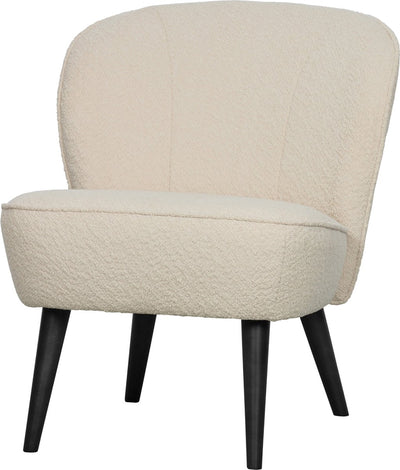 Woood sara fauteuil - boucle - creme - 71x59x70