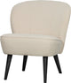 Woood sara fauteuil - boucle - creme - 71x59x70