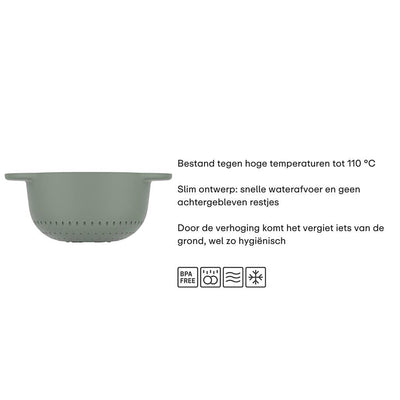 Mepal vergiet chef it ø16,3cm - chalk
