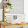 Rotho brisen flexibele wasmand 41l wit