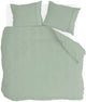 Walra dekbedovertrek remade uni essence - 240x220 - 100% katoen - groen