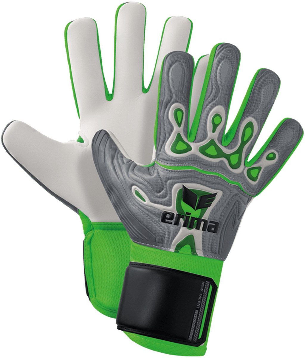 Erima flex-ray new talent keepershandschoenen kinderen - grijs groen | maat: 3