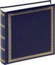 Walther mx-103-l das schicke dicke - classic album - formaat 26 x 25 cm - 100 witte pagina's - blauw