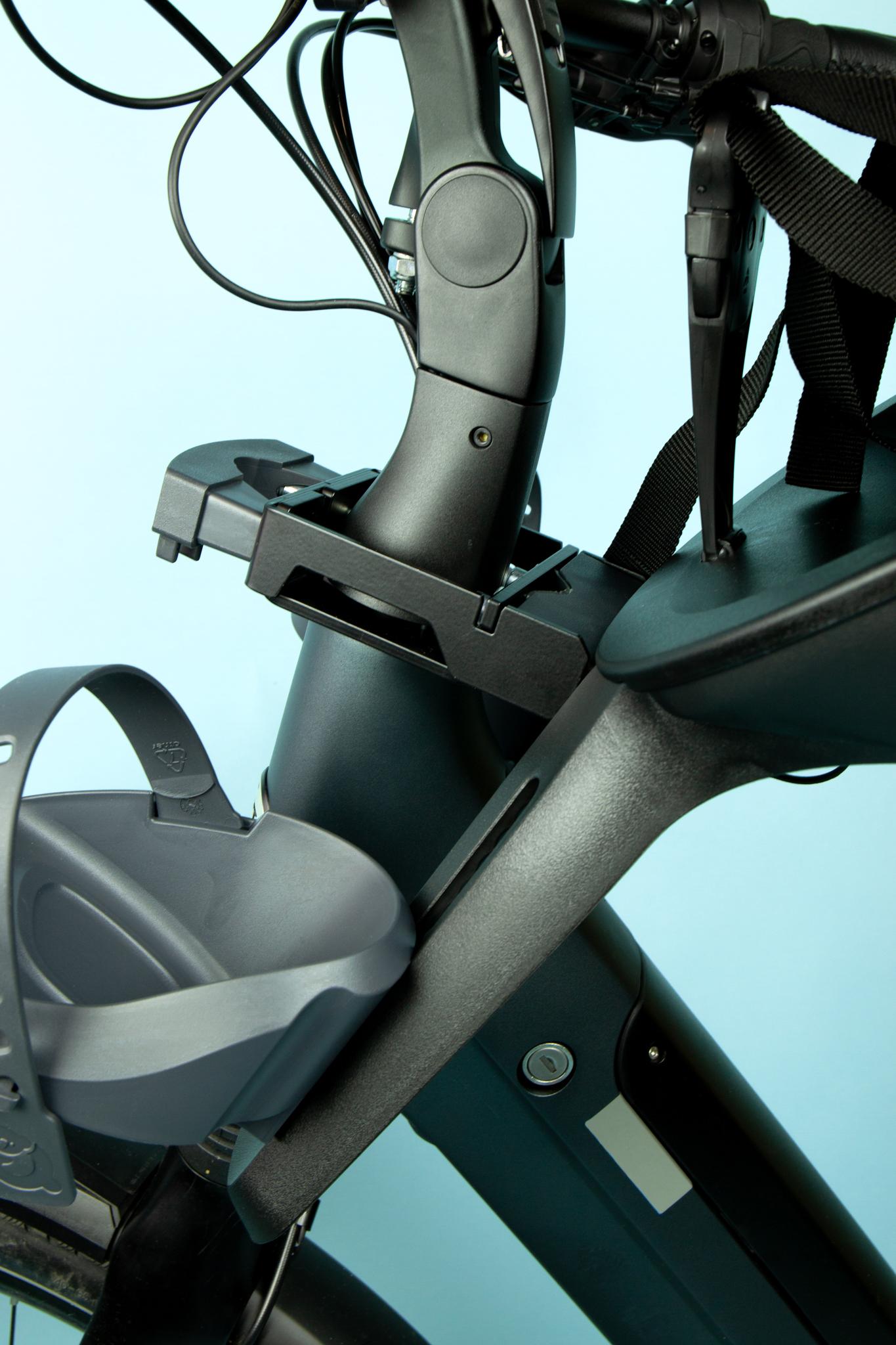 Qibbel stuurpenadapter ahead voorzitje 1⅛ zwart