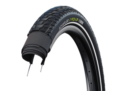 Schwalbe buitenband Pick-Up Perf SD Twinskin 27.5 x 2.60 zw refl