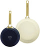 Greenpan koekenpannenset 20 26cm 'padova oxford blue'