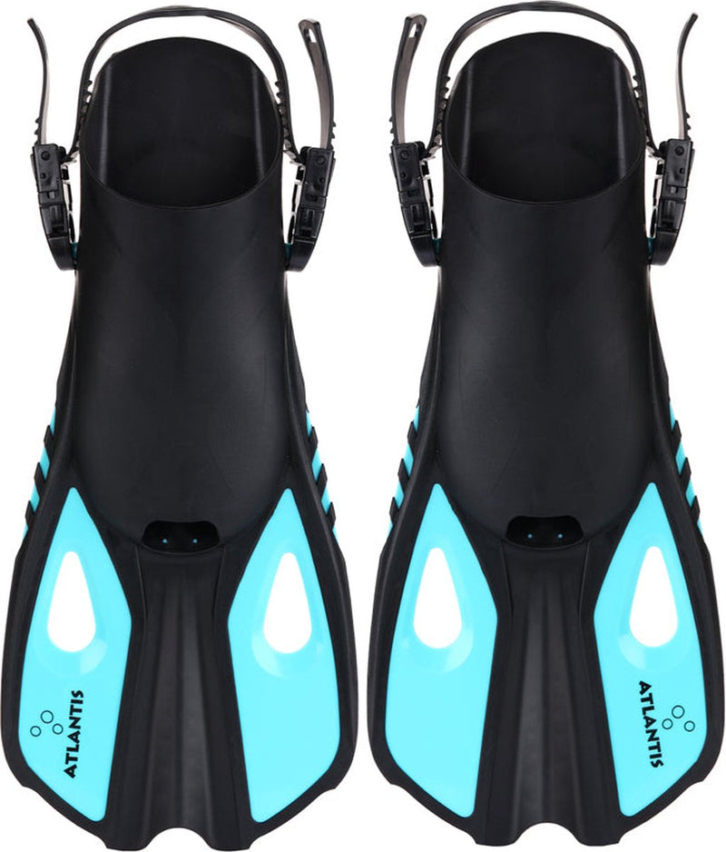 Atlantis snapper - zwemvliezen - flippers - volwassenen - zwart turquoise - 37-41