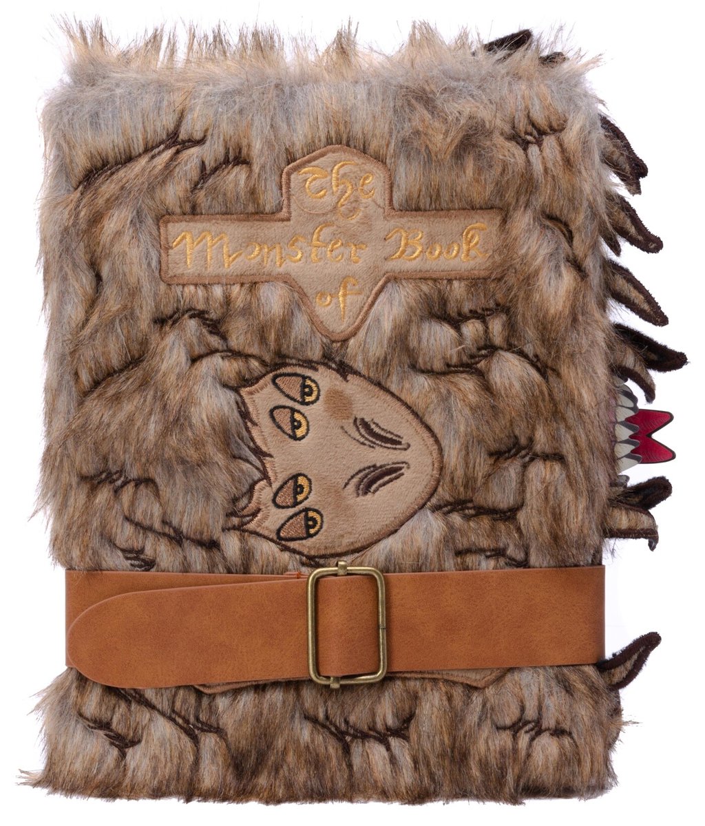 Harry potter: monster book of monsters plush journal