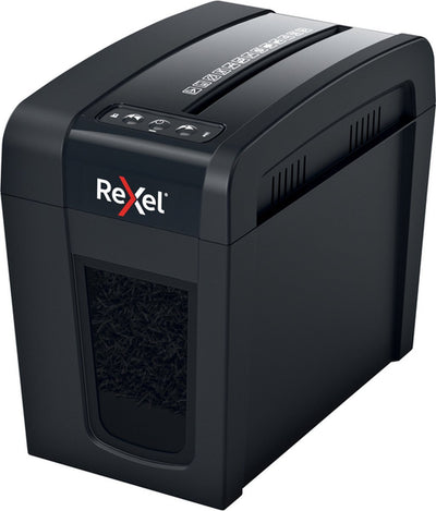 Rexel secure papierversnipperaar x6-sl - p4 snippers - tot 6 vel - 10l - zwart