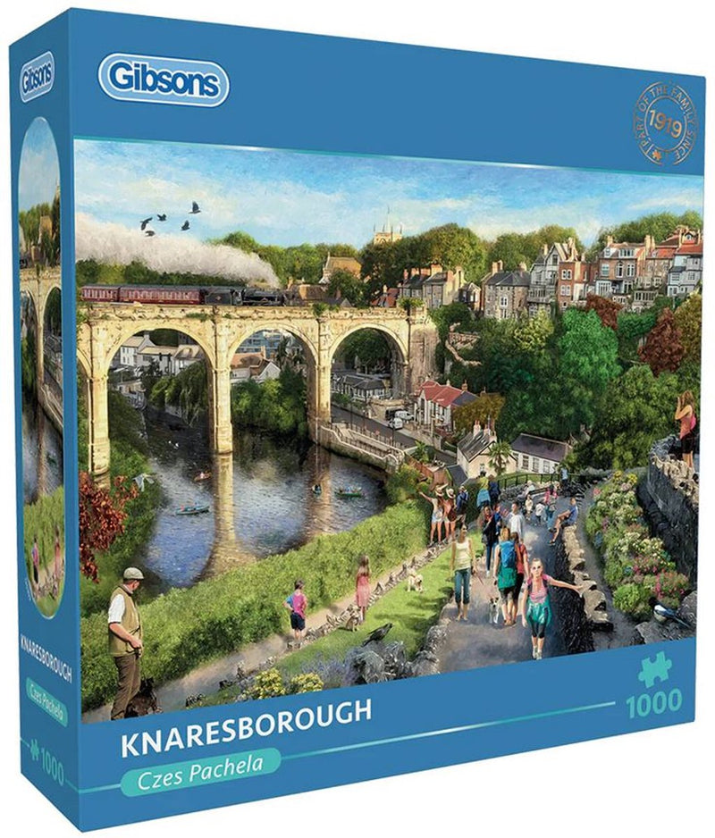 Gibsons - knaresborough (door czes pachela) - 1000 stukjes 68×49cm (b×h) - legpuzzel voor volwassenen