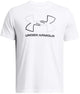 Under armour ua gl foundation update ss-wht heren sportshirt - wit - mod grijs - zwart