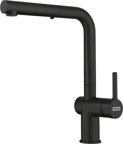 Franke active new - keukenkraan fn 6110.901, met uittrekbare handdouche, mat zwart 115.0653.382