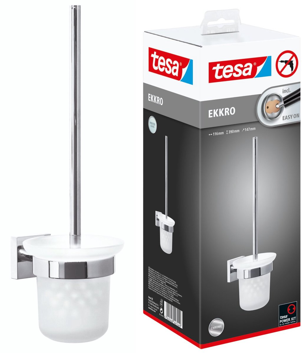 Tesa® tesa ekkro toiletborstelset lijm metaal