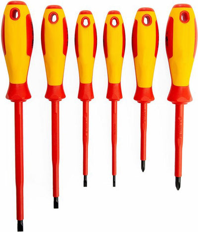 Knipex schroevendraaierset vde 6-delig plus minus