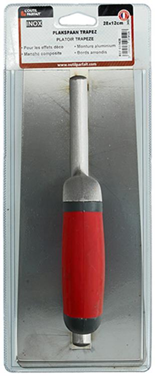 L?outil parfait 1011616 - plakspaan trapez. inox softgrip 28x12cm | 4 stuks