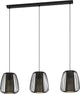 Eglo curasao hanglamp - e27 - 99,5 cm - zwart goud