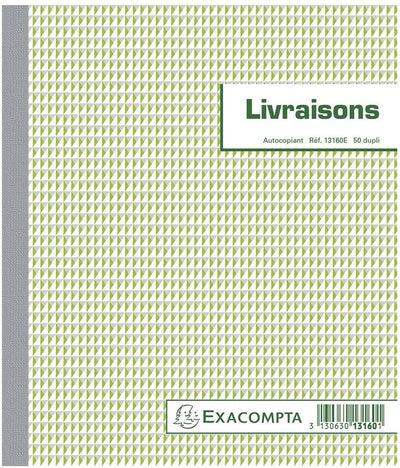 Exacompta leveringen, ft 21 x 18 cm, dupli (50 x 2 vel), franstalig